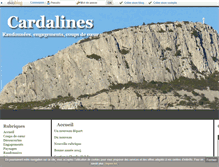 Tablet Screenshot of cardalines.net